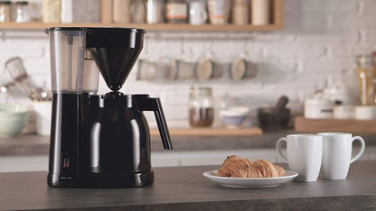 Melitta Filter Coffee Maker with Extra Insulated Jug, Easy Therm II Model | 1023-06 | Black | 6762893