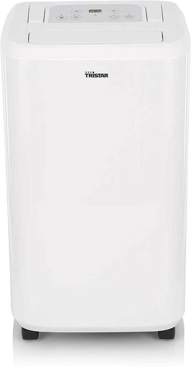 Tristar AC5420BS Portable Dehumidifier, 20 Litre, Suitable for Spaces up to 36 m sq. with 5 Litre Reservoir, Defrost Function, Low Noise - White
