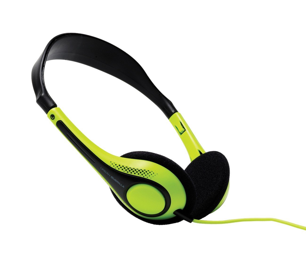 HEADFUNK' HFH234 LIME GREEN Urban Guerillaz On Ear Headphone