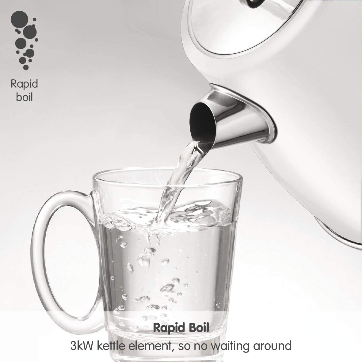 Morphy Richards Jug Kettle Evoke Jug Kettle104409 Electric Kettle | White