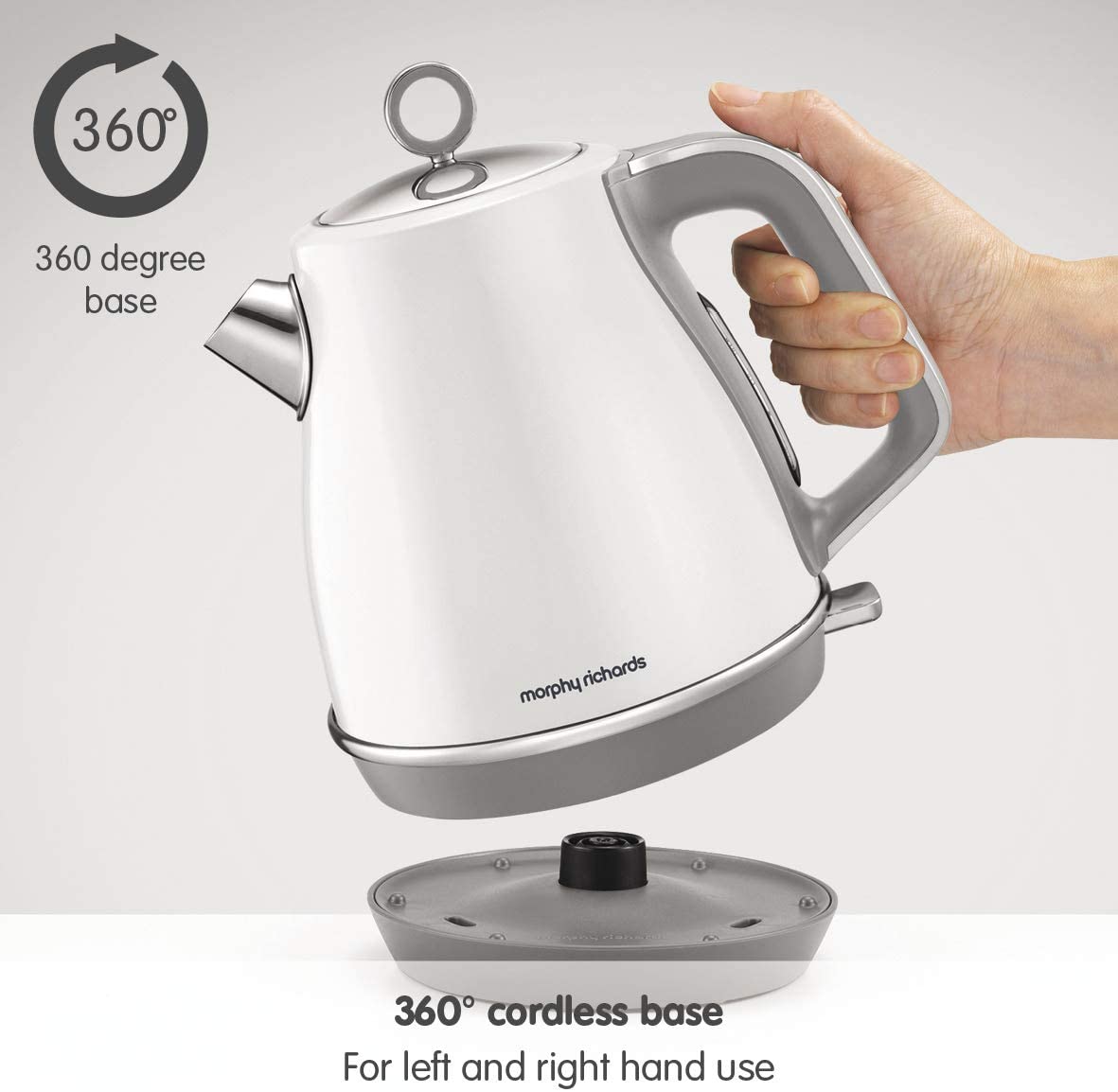 Morphy Richards Jug Kettle Evoke Jug Kettle104409 Electric Kettle | White