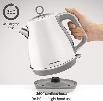 Morphy Richards Jug Kettle Evoke Jug Kettle104409 Electric Kettle | White