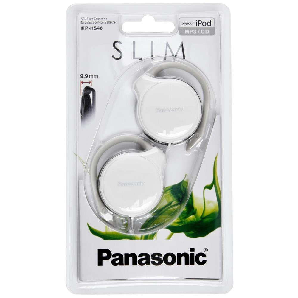 Panasonic RP-HS46 White On Ear Hook Headphones