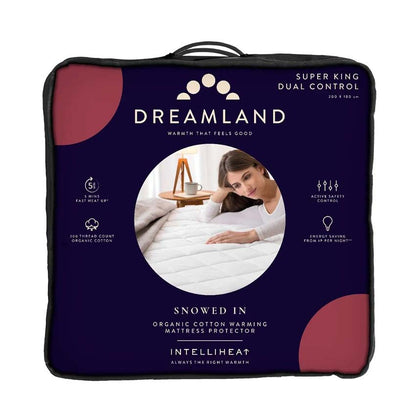 Dreamland Organic Warming Mattress Protector Super King Dual