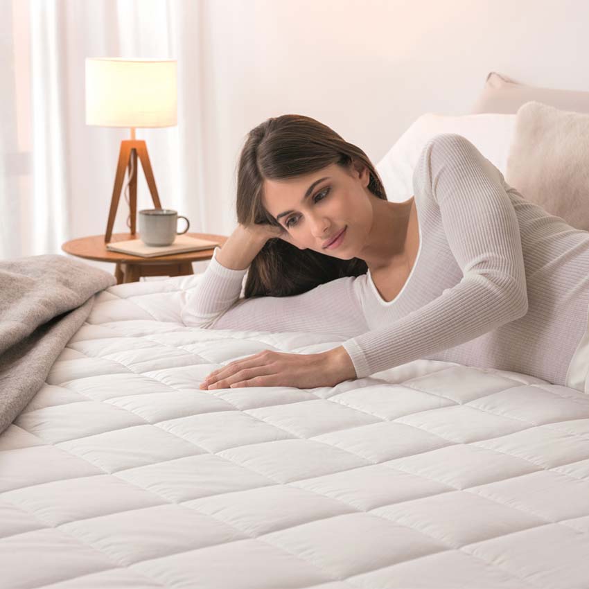 Dreamland Organic Warming Mattress Protector King Dual