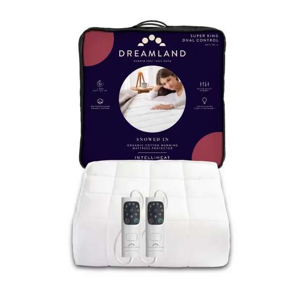 Dreamland Organic Warming Mattress Protector Super King Dual