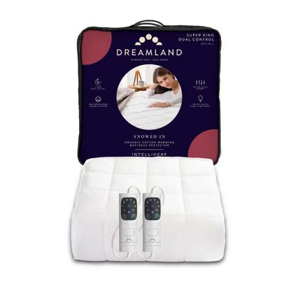 Dreamland Organic Warming Mattress Protector Super King Dual
