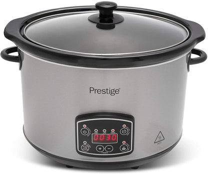 Prestige 48120 SILVER 5.6 Litre Slow Cooker