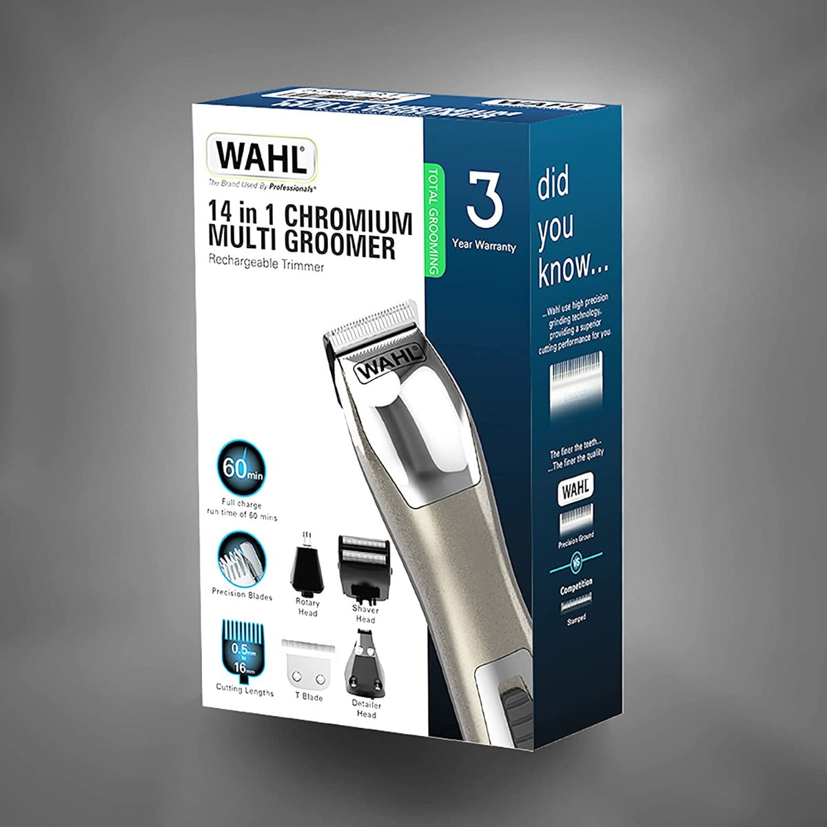WAHL 9855-2417 14 in 1 Chromium Multi Grooming KIT