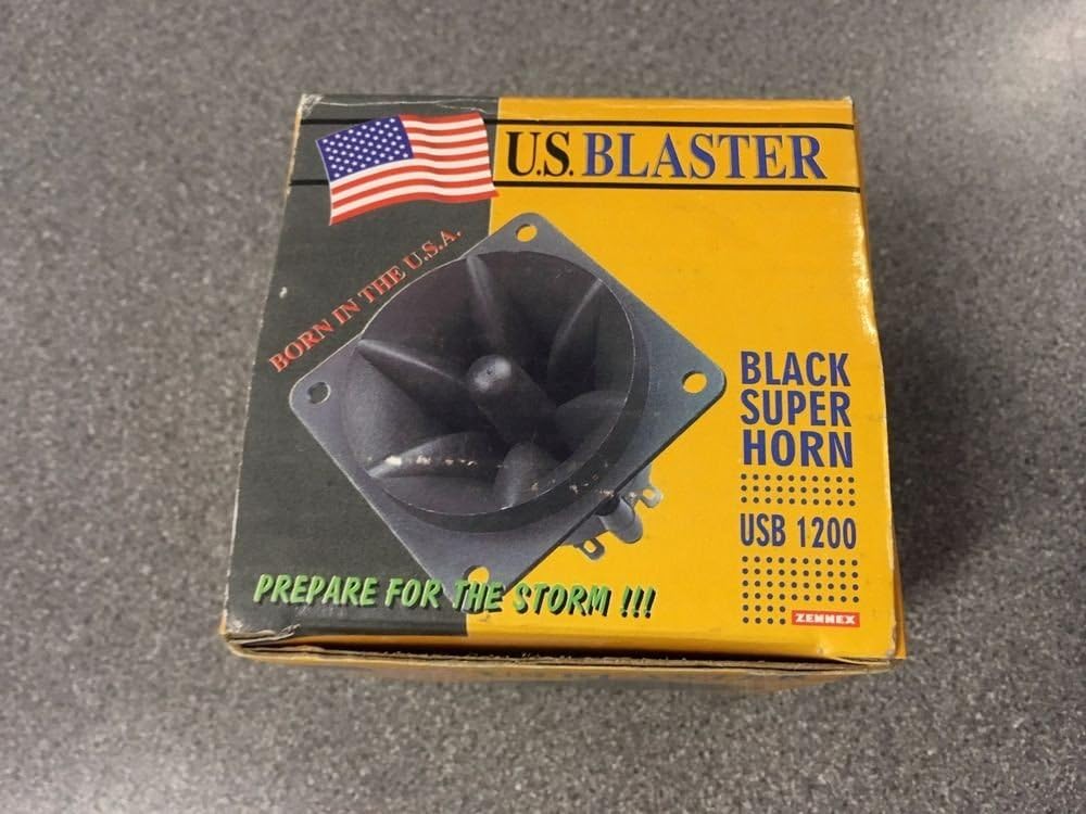 US BLASTER USB1200 Black Super Horn