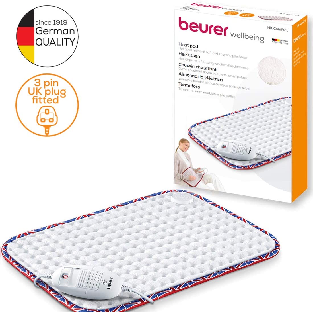 Beurer HK-UK Comfort Electric Heat Pad
