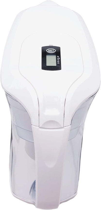 Philips AWP2970 Anti-Bacteria Water Filter Pitcher, Digital Timer, Ultrafiltration, White