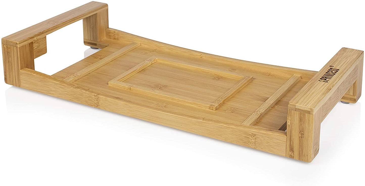 Princess Table Chef, Table Grill XXL, Teppanyaki Grill, 2500 W, Bamboo Stand, Adjustable Thermostat