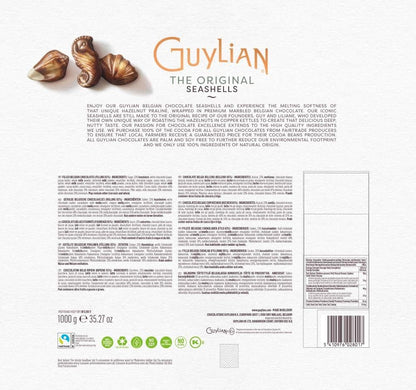 Guylian Artisan Belgian Chocolate Sea Shells Gift Box - 88 Sea Shells - 1000g