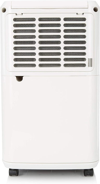 Tristar AC5420BS Portable Dehumidifier, 20 Litre, Suitable for Spaces up to 36 m sq. with 5 Litre Reservoir, Defrost Function, Low Noise - White