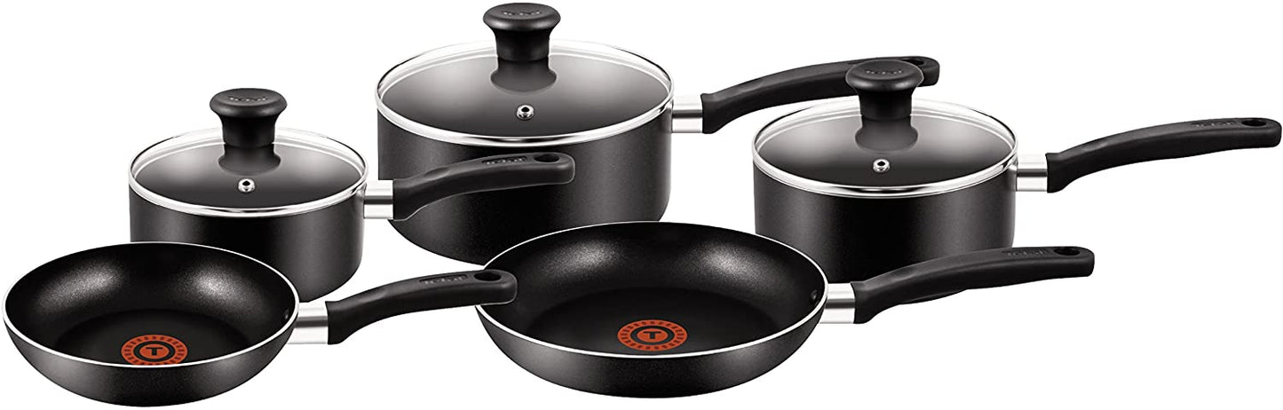 Tefal Essential 5pc Cookware Set B372S544