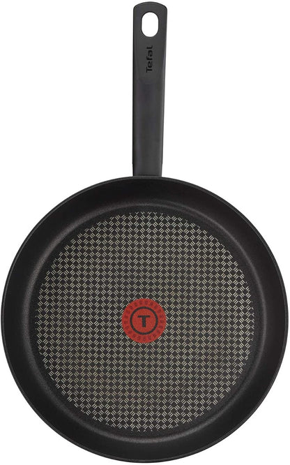 Tefal So Recycled G11004 Multi-Purpose Round Frying Pan Saucepan / Multi-Purpose Frying Pan, Black, Titanium Pro, 175 C, Aluminium