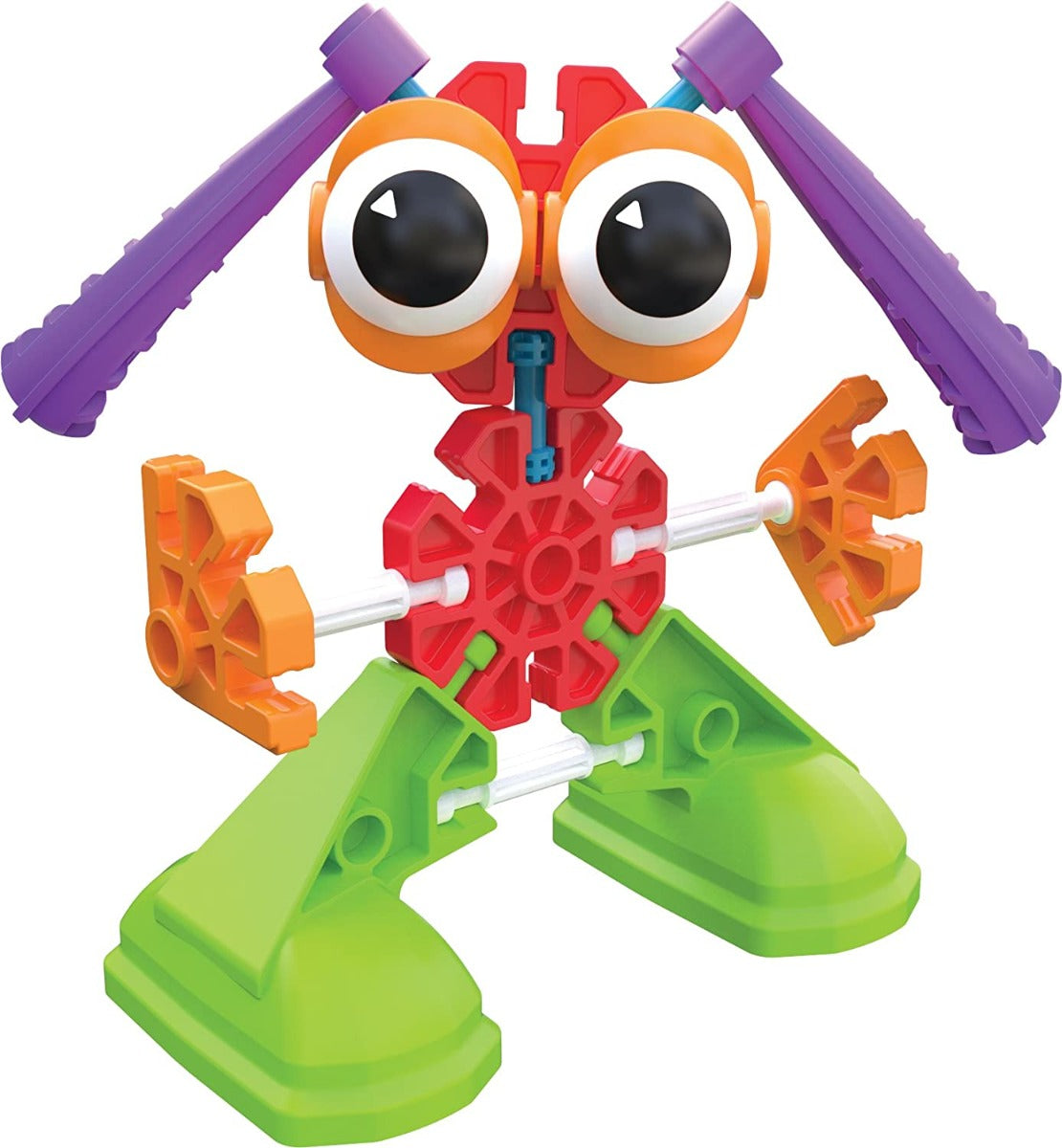 Kid K'NEX 85618 50 Build Budding Builders Set, Kids Craft Set with 100 Pieces