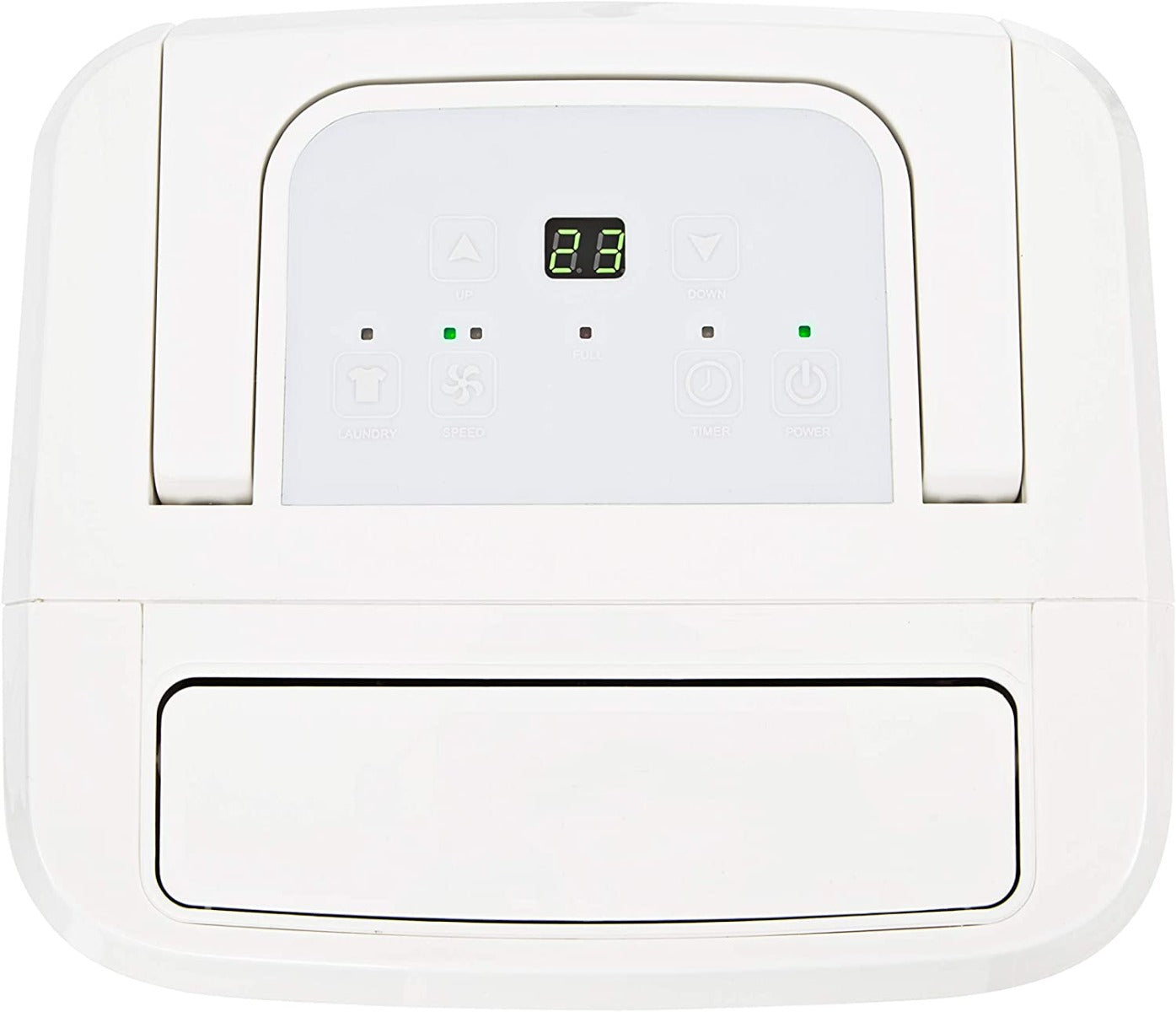 Tristar AC5420BS Portable Dehumidifier, 20 Litre, Suitable for Spaces up to 36 m sq. with 5 Litre Reservoir, Defrost Function, Low Noise - White