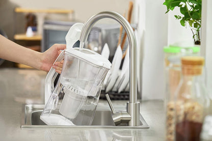 Philips AWP2970 Anti-Bacteria Water Filter Pitcher, Digital Timer, Ultrafiltration, White