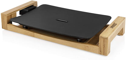 Princess Table Chef, Table Grill XXL, Teppanyaki Grill, 2500 W, Bamboo Stand, Adjustable Thermostat