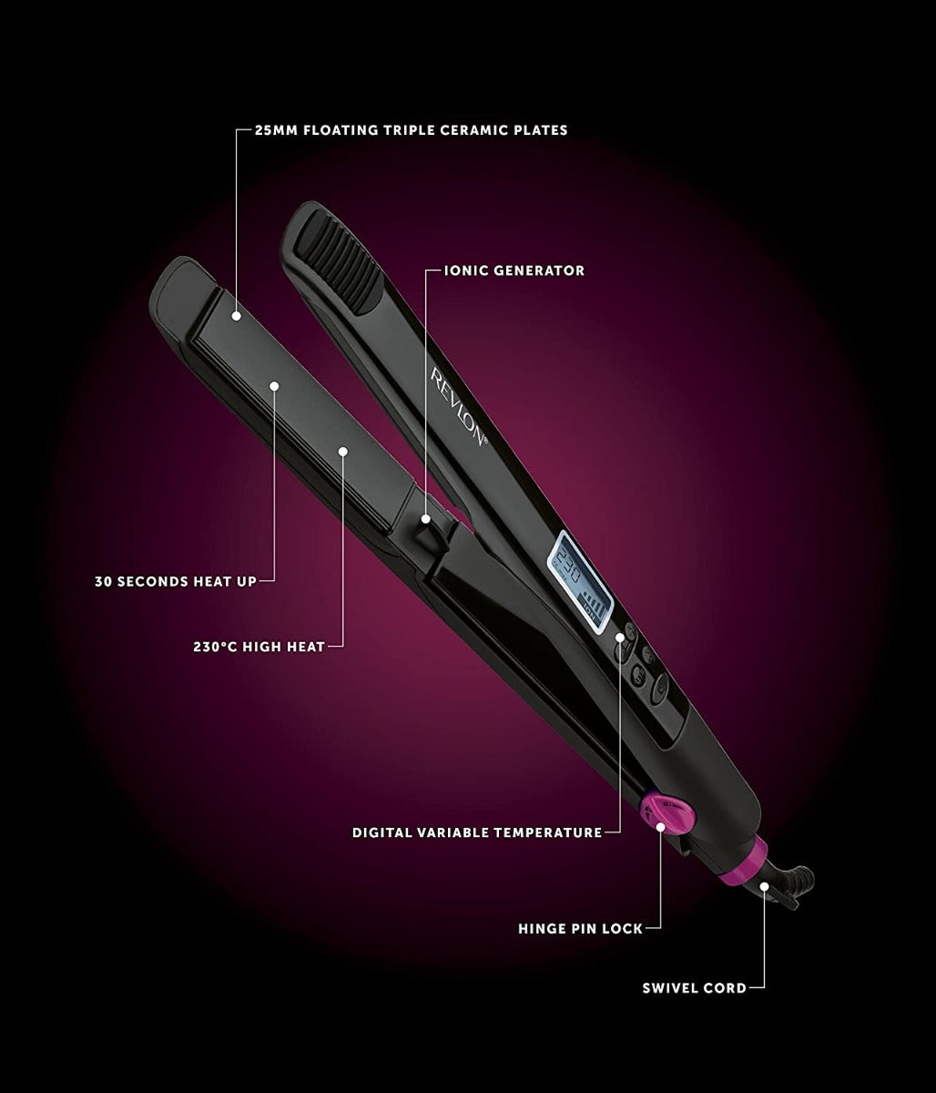 Revlon RVST2165UK Digital Perfect Heat 230 Iconic Hair Straightener Styler