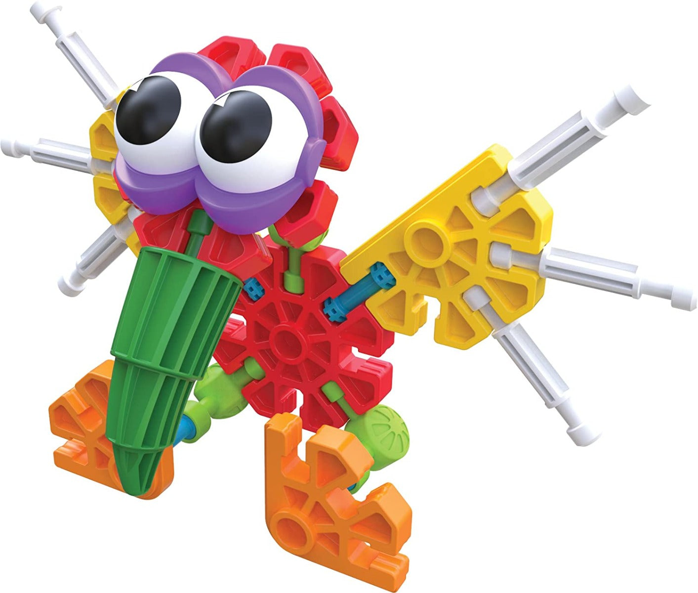 Kid K'NEX 85618 50 Build Budding Builders Set, Kids Craft Set with 100 Pieces