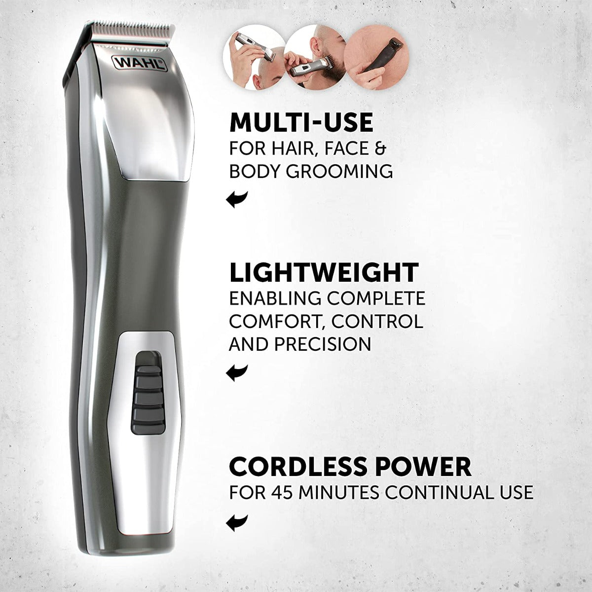 WAHL 9855-2417 14 in 1 Chromium Multi Grooming KIT
