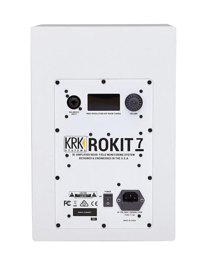 KRK Rokit RP7 G4 DJ 7 Inch Studio Monitor | White