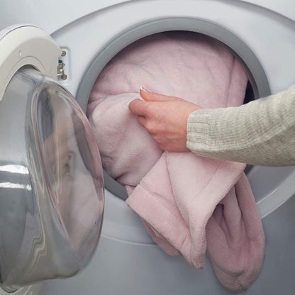 Dreamland Relaxwell Intelliheat+5 Minute Fast Heat Luxury Dusky Pink Heated Electric Throw | 120x160 cm | 1 Control, 6 Temperature Settings | Timer | Machine Washable