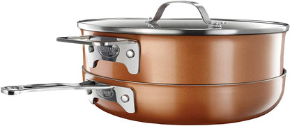 Gotham Steel 2874 Stackmaster 10 Piece Cookware Set