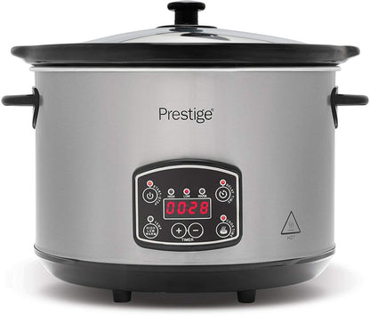 Prestige 48120 SILVER 5.6 Litre Slow Cooker