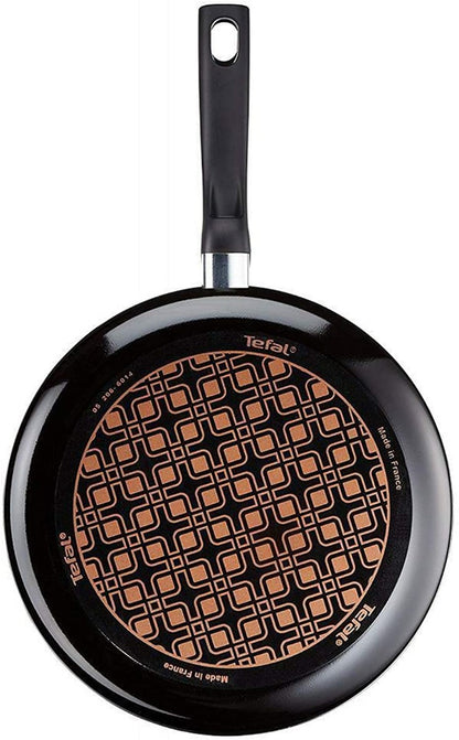 Tefal 24cm Non Stick Edonia 24cm Frying Pan with Thermospot Technology - Black - D4970412