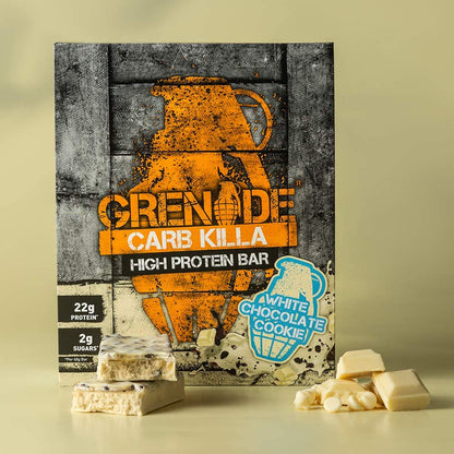 Grenade Carb Killa, High Protein Bar, Chocolate Chip Cookie Dough, 12 Bars, 2.12 oz , 60g Each