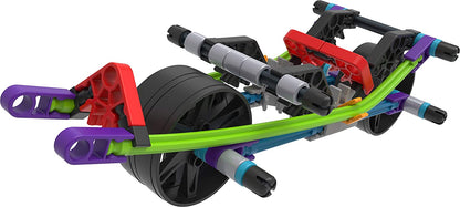 K'NEX 15214 12 Model Rad Rides Building Set, Educational Toys for Boys and Girls, 206 Piece Stem Learning Kit
