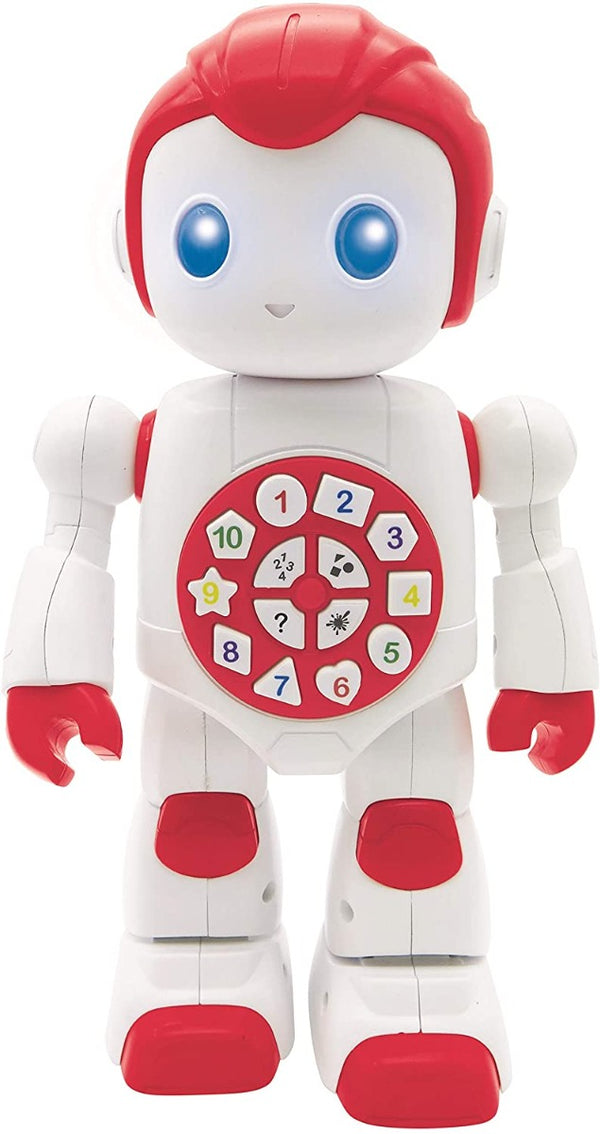 LEXIBOOK ROB15EN Powerman Smart Interactive Learning Toy for Kids - Educational Toy Robot - Red and White