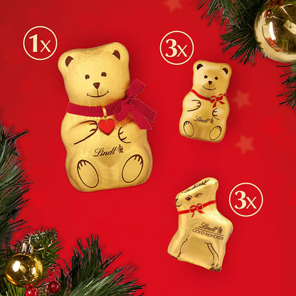 Lindt Teddy 24 Luxurious Choco Advent Calender 250g