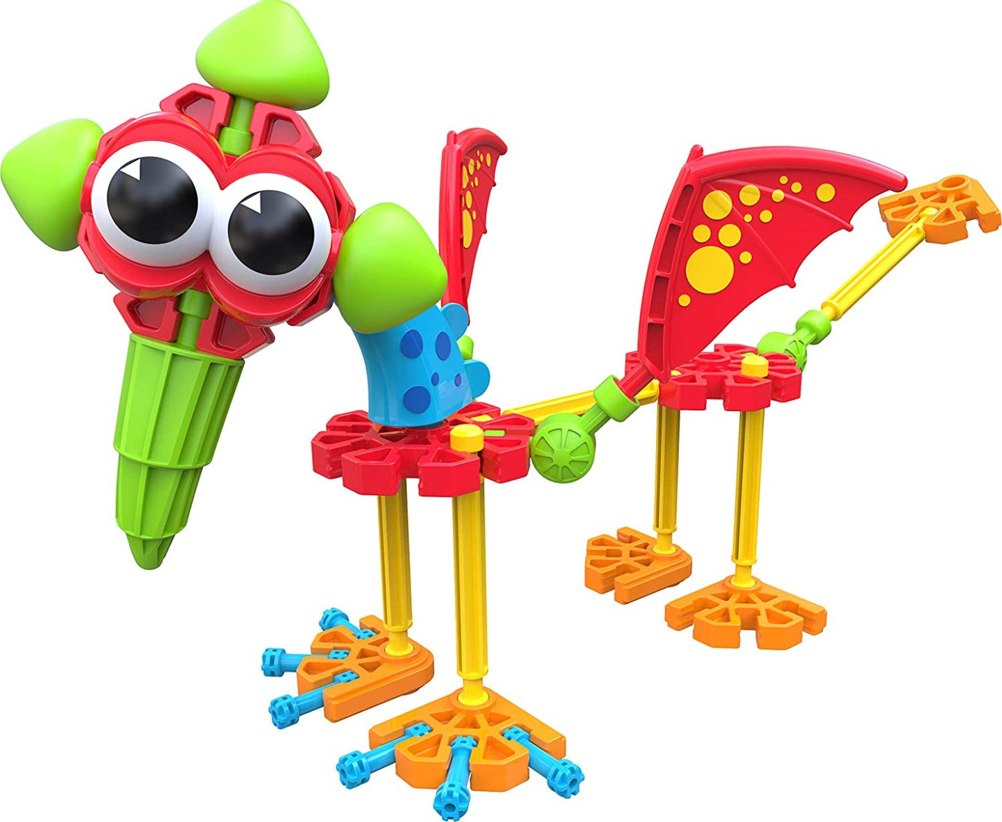 Kid K'NEX 85611 30 Model Dino Dudes Building Set, Kids Craft Set with 100 Pieces