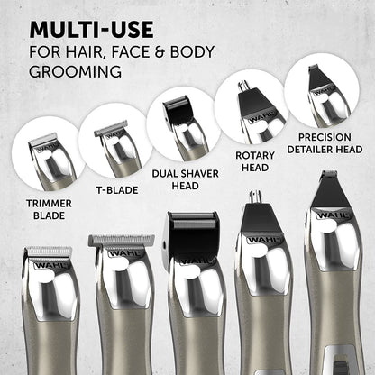 WAHL 9855-2417 14 in 1 Chromium Multi Grooming KIT