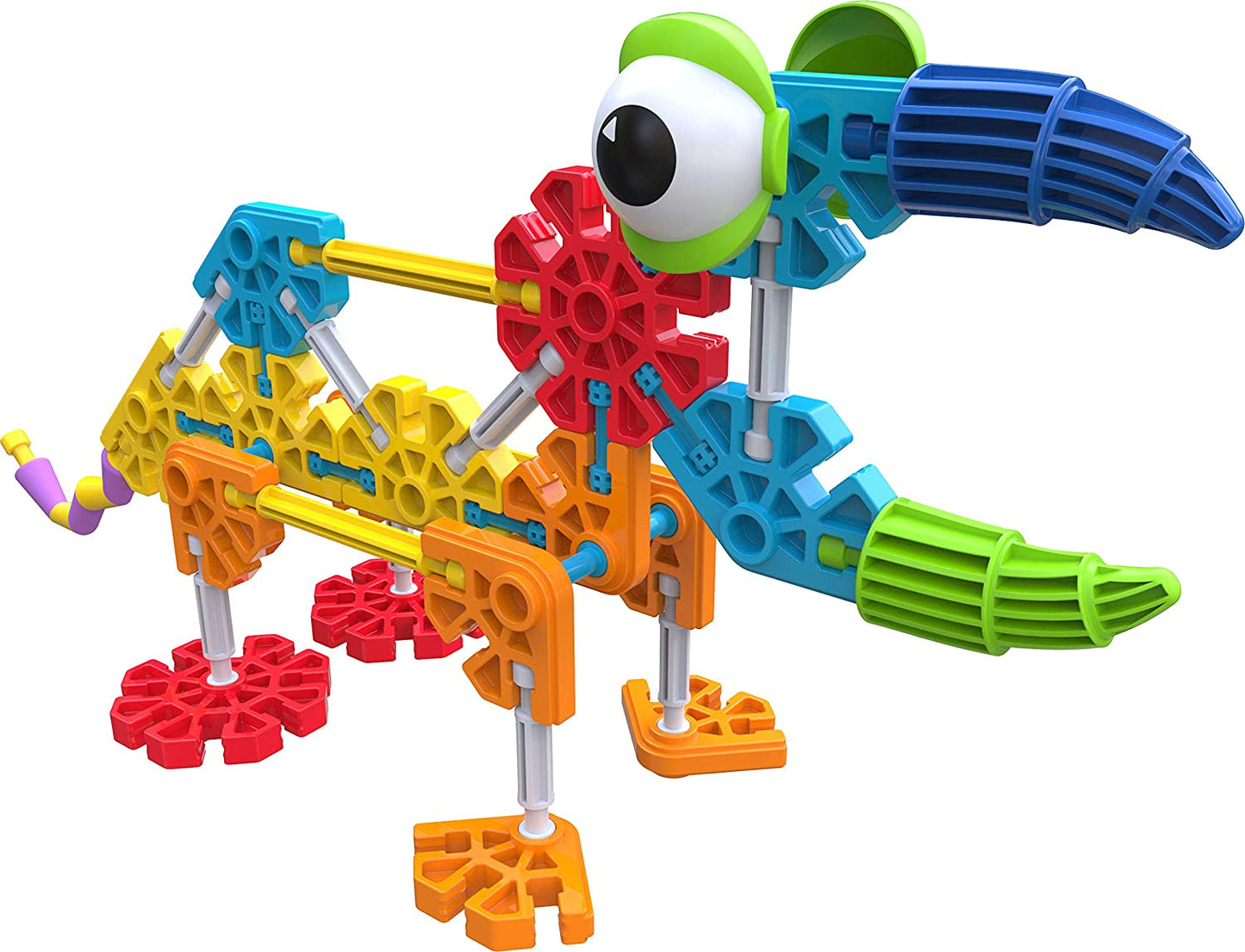 Kid K'NEX 85611 30 Model Dino Dudes Building Set, Kids Craft Set with 100 Pieces