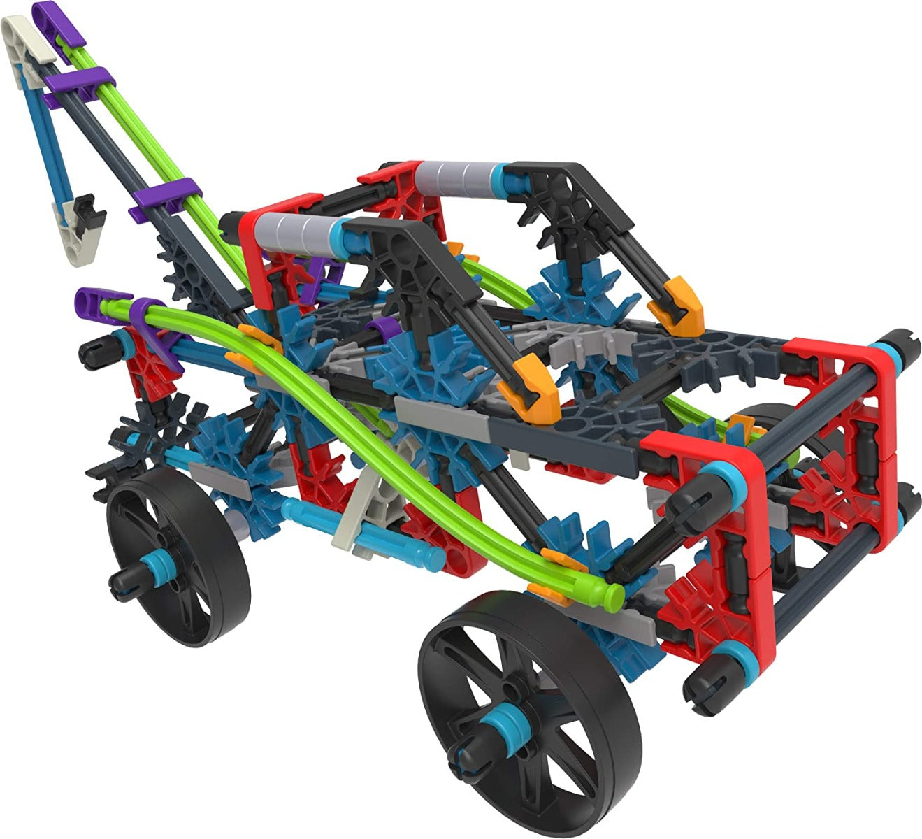 K'NEX 15214 12 Model Rad Rides Building Set, Educational Toys for Boys and Girls, 206 Piece Stem Learning Kit