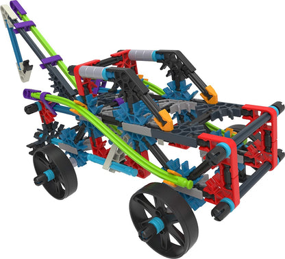 K'NEX 15214 12 Model Rad Rides Building Set, Educational Toys for Boys and Girls, 206 Piece Stem Learning Kit