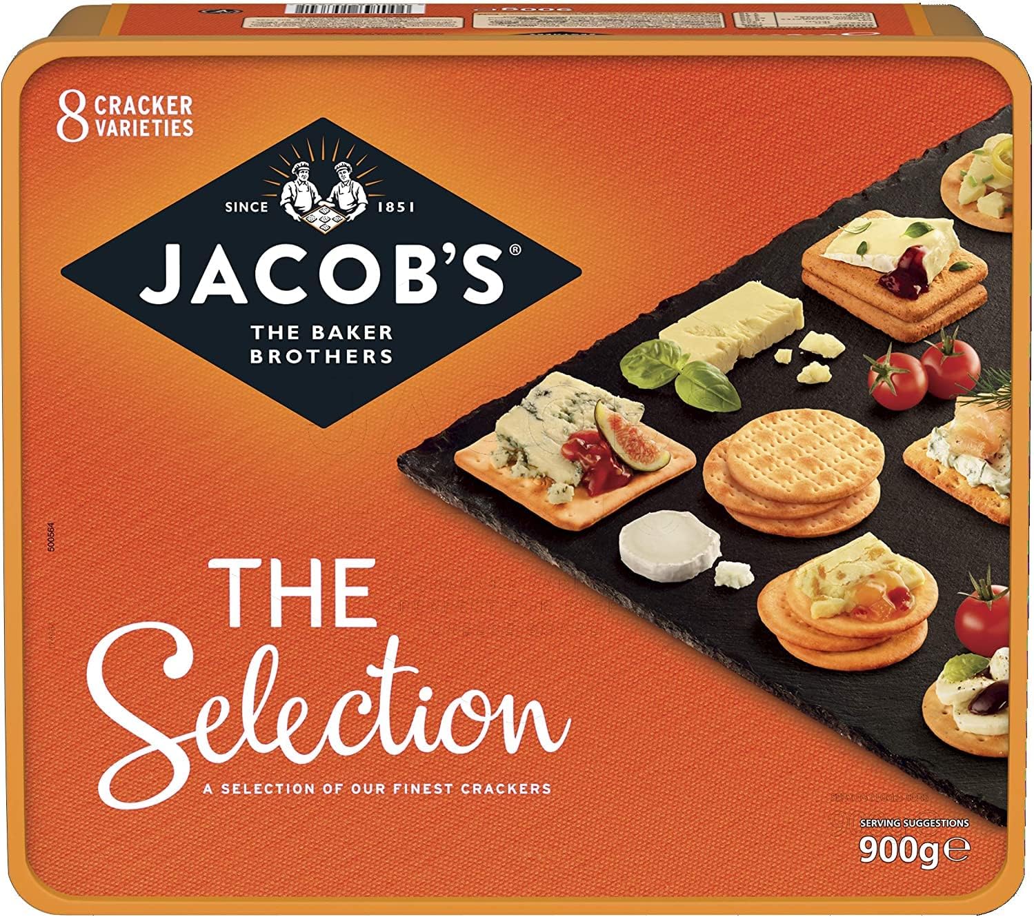 Jacob's The Selection eight assorted cracker varieties 900g
