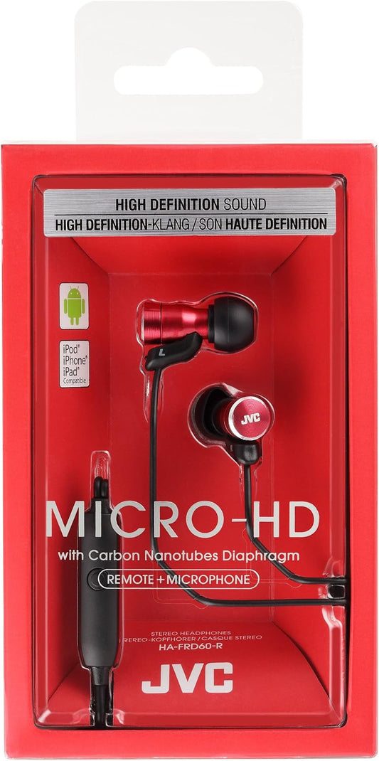 JVC HA-FRD60 Red In-Ear Headphones