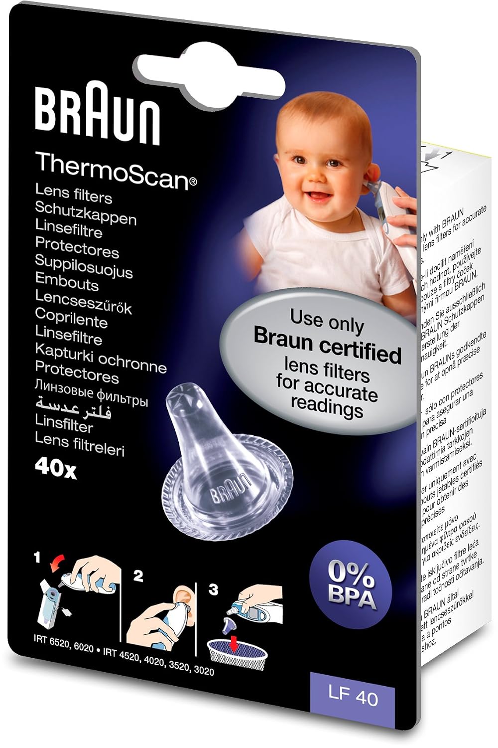 Braun LF40 ThermoScan Lens Filters
