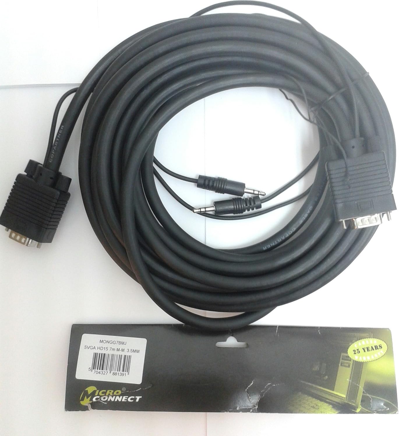 MONGG7BMJ SVGA HD15 7m M-M. 3 .5MM