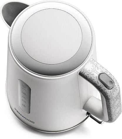 Kenwood ZJP05.A0CR Abbey Cream Design Kettle, 1.7L With Flip Load - Stone - White