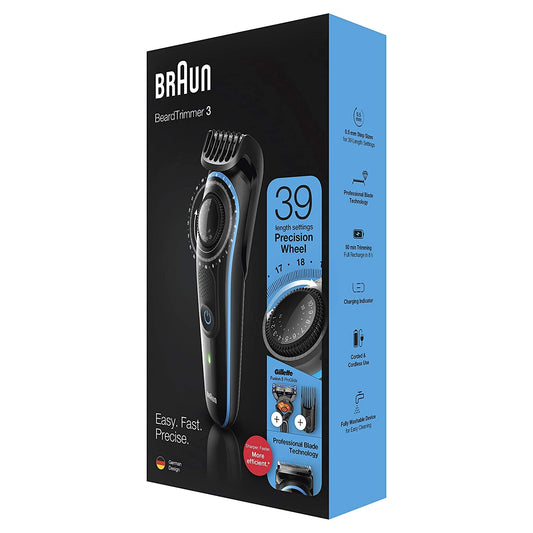 Braun Beard Trimmer & Hair Clippers with Gillette Fusion5 ProGlide Razor