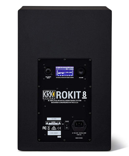 KRK Rokit RP8 Generation 4 Powered Monitor Speaker | Black