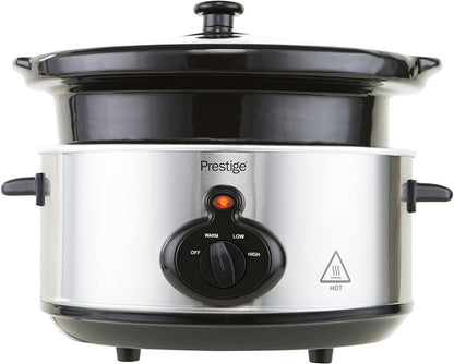 Prestige 48119 SILVER 3.5 Litre Slow Cooker